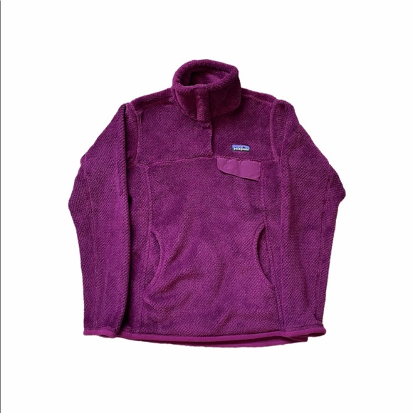 Patagonia women’s size XS plum pullover snap t - Picture 2 of 2